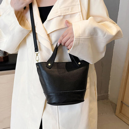 Mini Bucket Handbag custom OEM reference fsc 622 - angled view