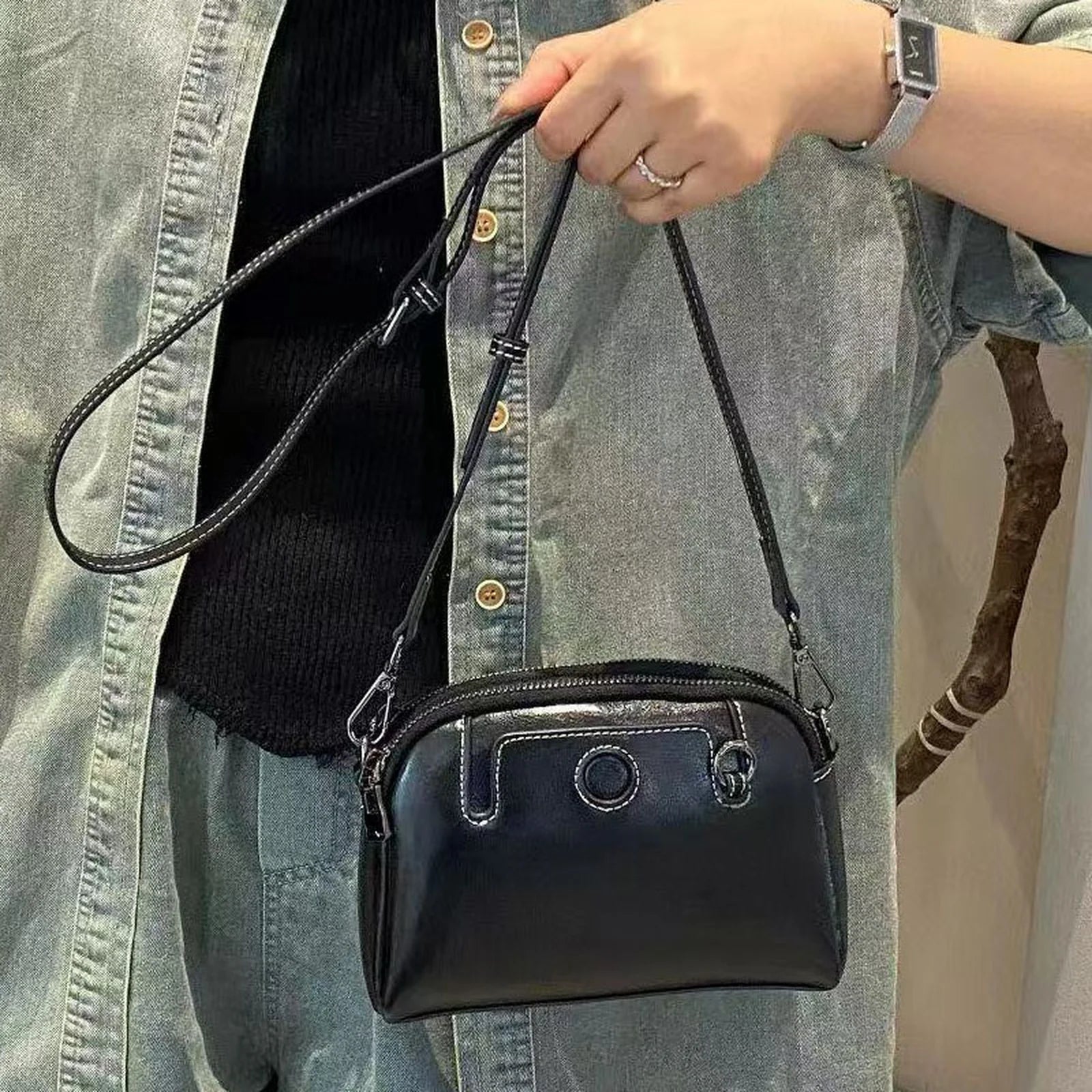 Mini Dome Top-Handle Bag custom OEM reference fy3300 - color or styling view