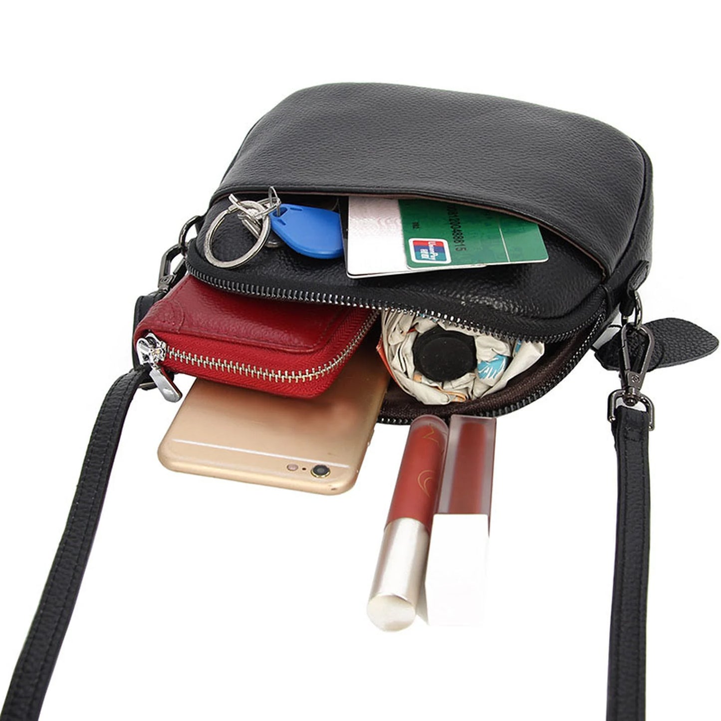 Mini Phone Crossbody Bag custom OEM reference 1052 - angled view