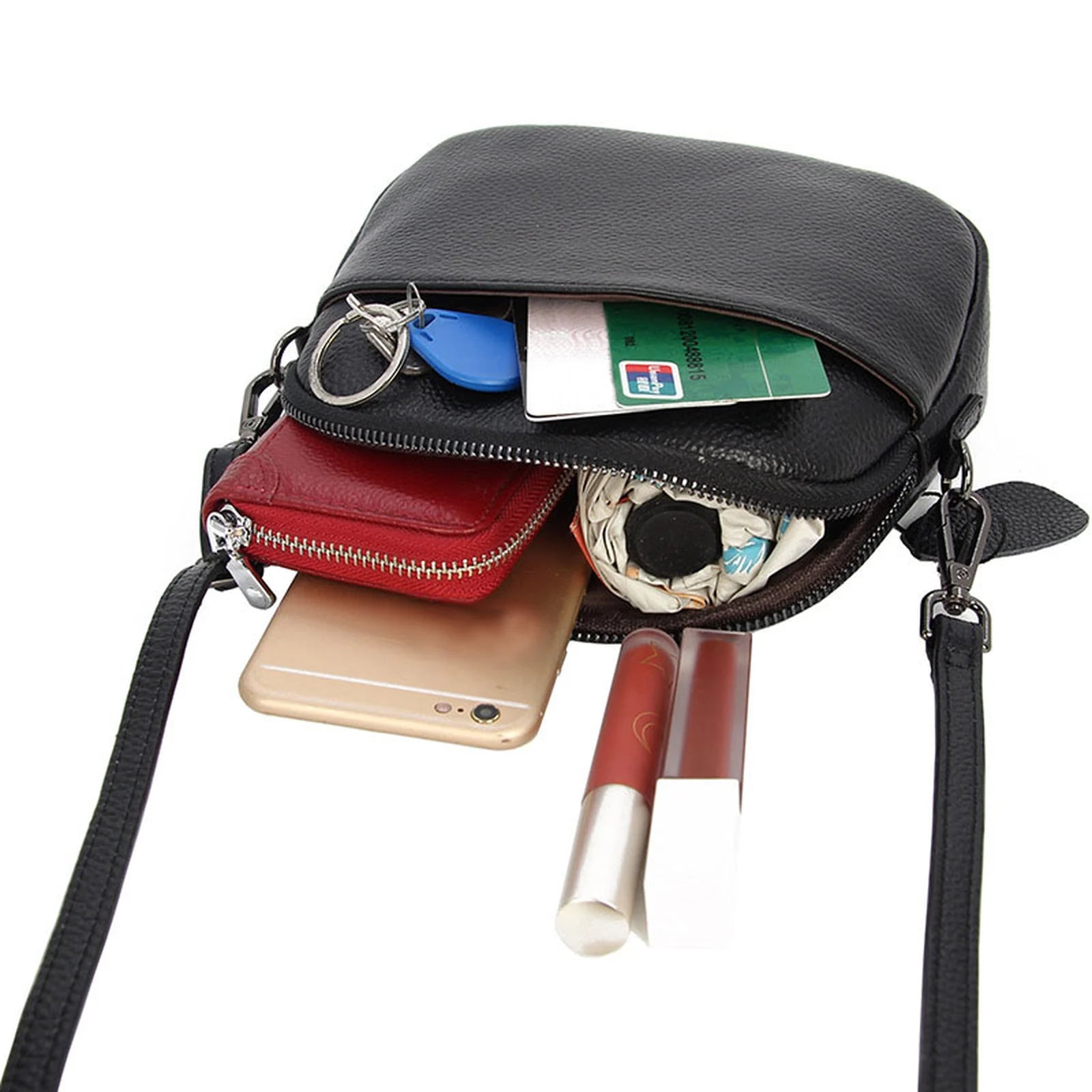 Mini Phone Crossbody Bag custom OEM reference 1052 - angled view