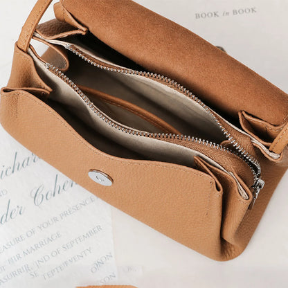 Minimal Flap Crossbody Bag custom OEM reference 7117 - color or styling view