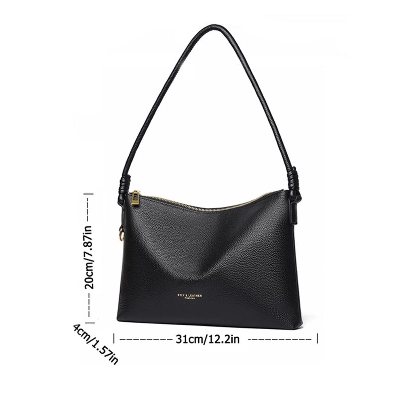 Minimalist Hobo Shoulder Bag custom OEM reference 9051 - detail view