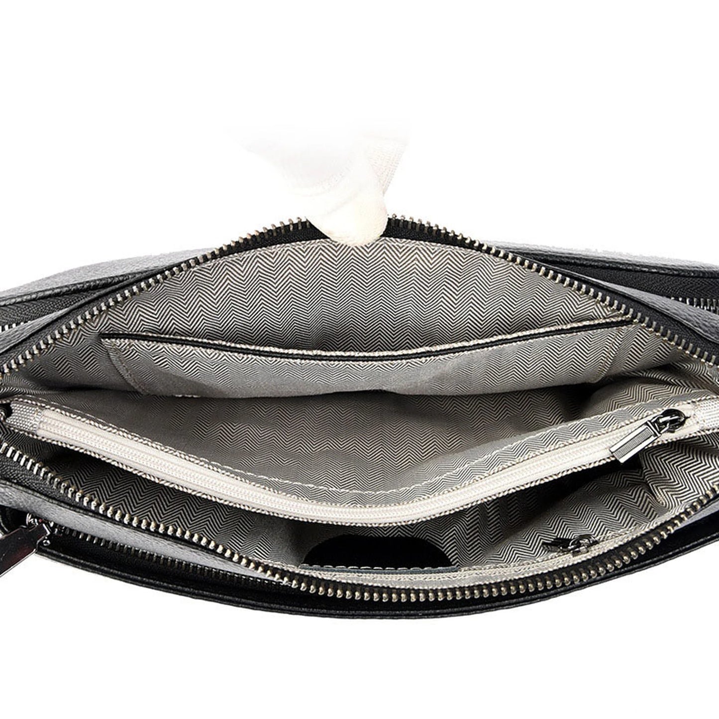 Multi-Compartment Baguette Crossbody Bag custom OEM reference 011553 - structure view