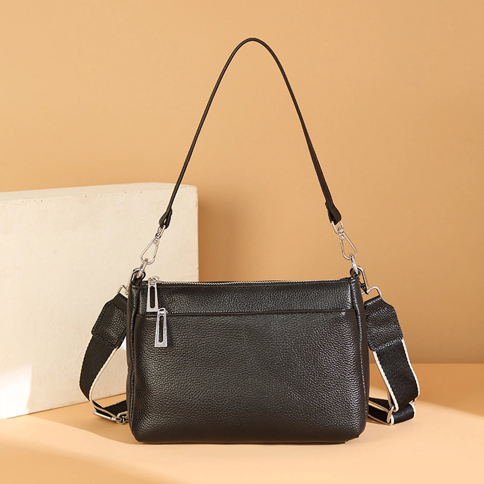 Multi-Compartment Shoulder Bag custom OEM reference CT&2257 - front view