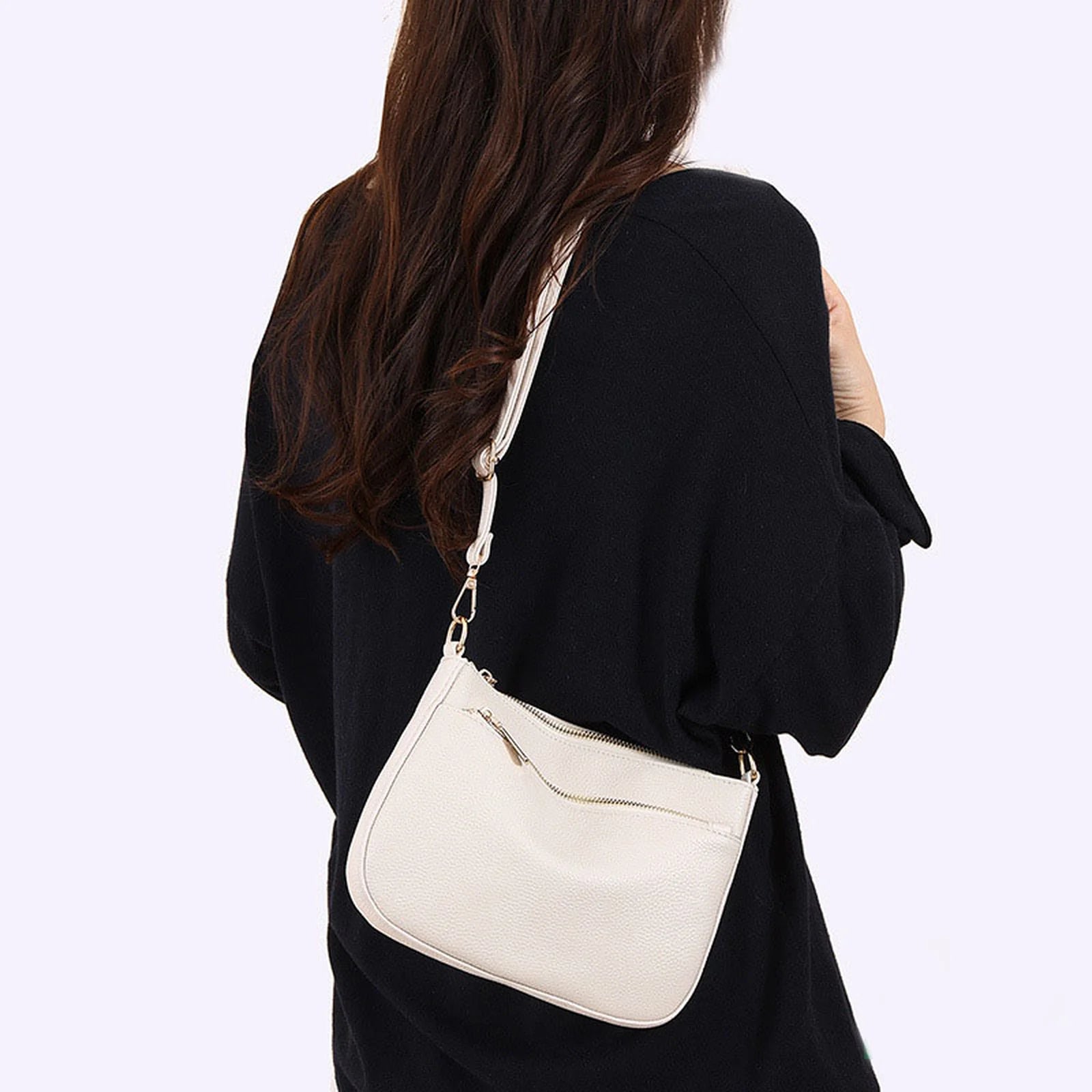 Multi-Compartment Shoulder Handbag custom OEM reference 267131 - side or carry view