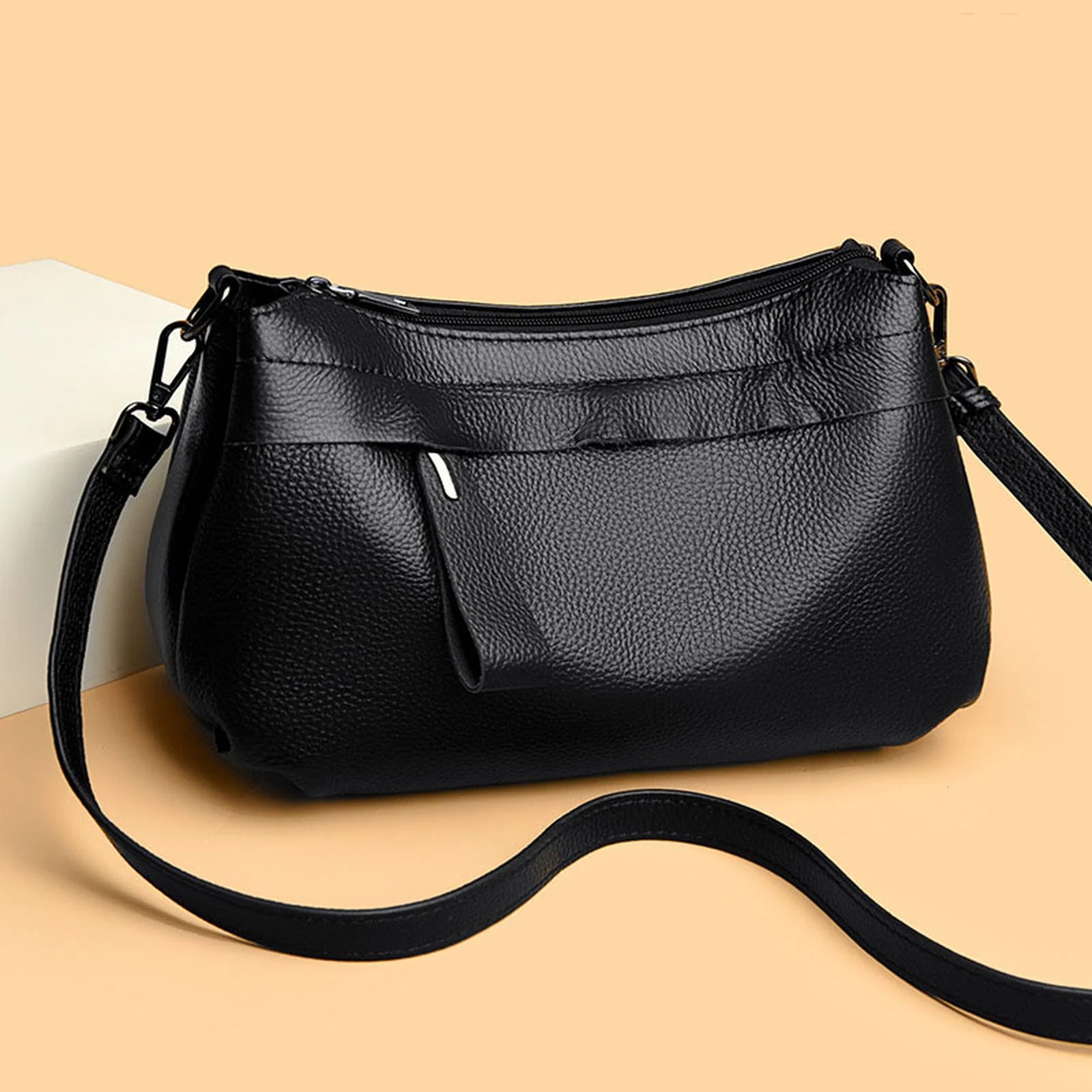 Multi-Pocket Hobo Crossbody Bag custom OEM reference 01183304 - side or carry view