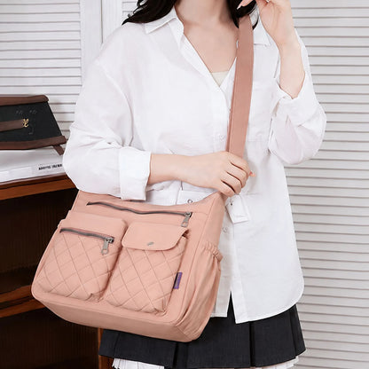 Multi-Pocket Organizer Crossbody Bag custom OEM reference Y-5717# - front view