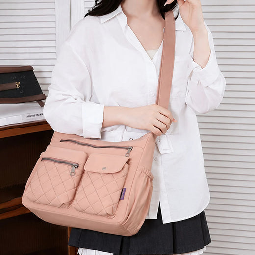 Multi-Pocket Organizer Crossbody Bag custom OEM reference Y-5717# - front view
