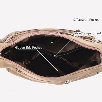 Multi-Pocket Travel Shoulder Bag custom OEM reference SL&3854 - detail view