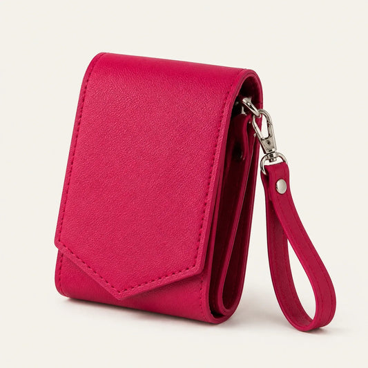 Multi-slot lipstick case with mirror from a 45 degree angle