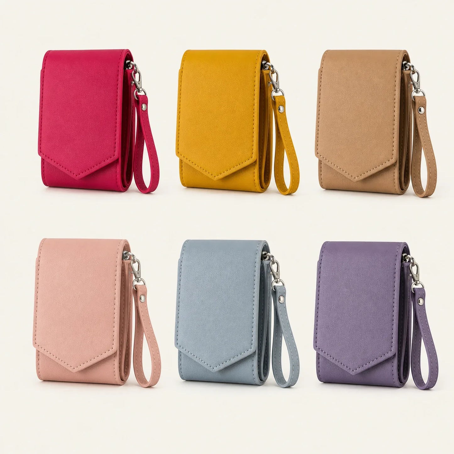 Six customizable color directions for the multi-slot lipstick case