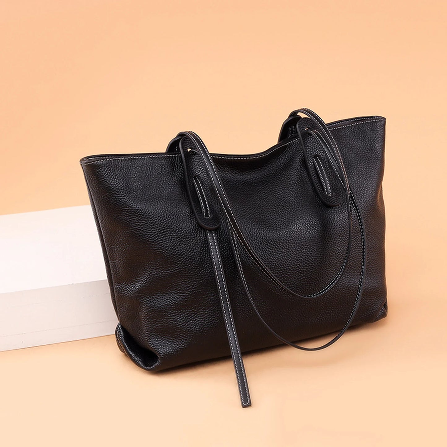 Oversized Soft Tote Bag custom OEM reference S-8893 - side or carry view