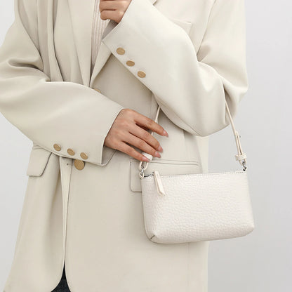 Pebbled Slim Crossbody Bag custom OEM reference 296FSC5102 - side or carry view