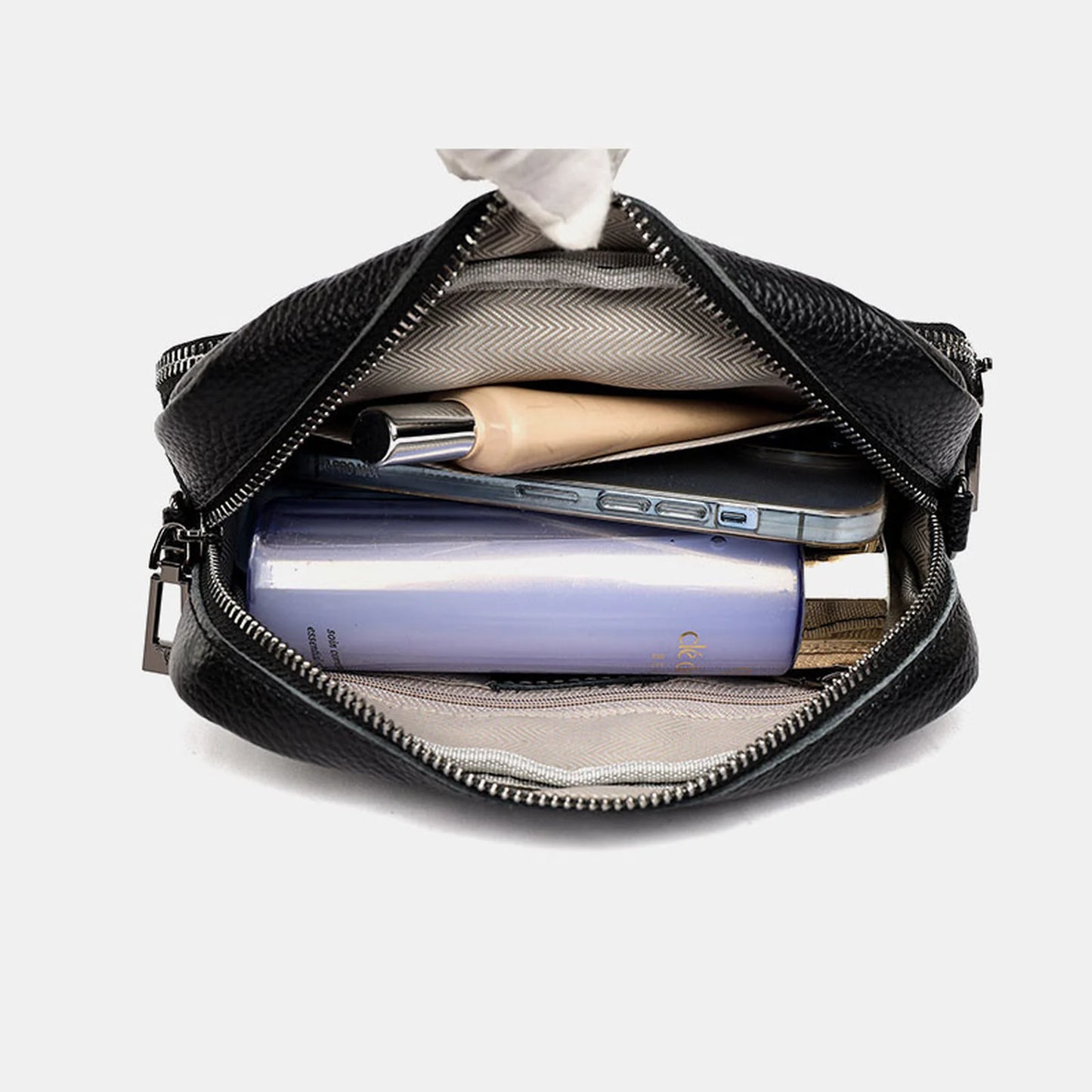 Quilted Wide-Strap Camera Bag custom OEM reference 1081 - color or styling view