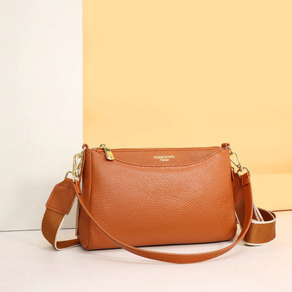 Slim Multi-Zip Shoulder Bag custom OEM reference CT&2258 - angled view