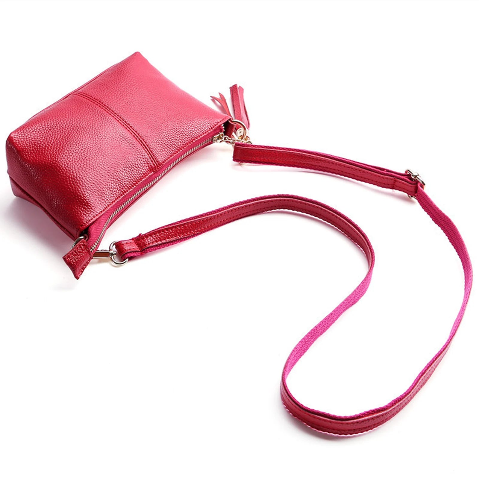 Slim Zip Pouch Crossbody Bag custom OEM reference 58-007# - angled view