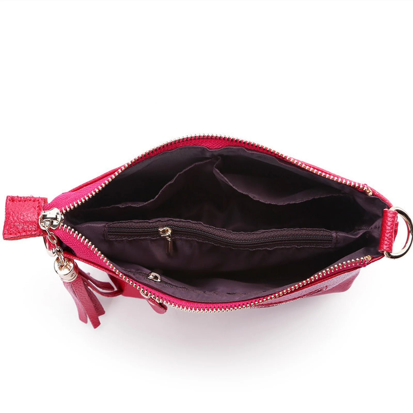 Slim Zip Pouch Crossbody Bag custom OEM reference 58-007# - side or carry view