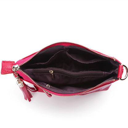 Slim Zip Pouch Crossbody Bag custom OEM reference 58-007# - side or carry view