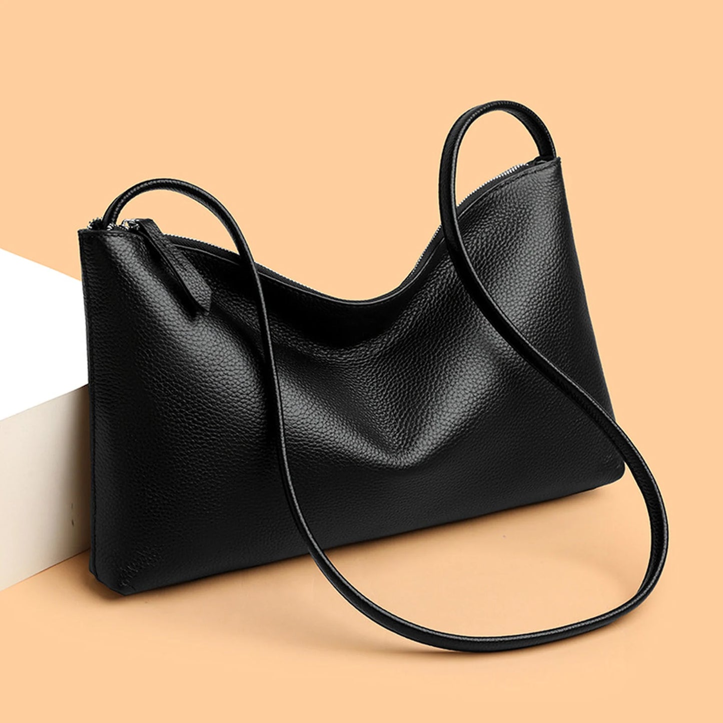 Soft Foldover Tote Bag custom OEM reference FSC10015 - angled view