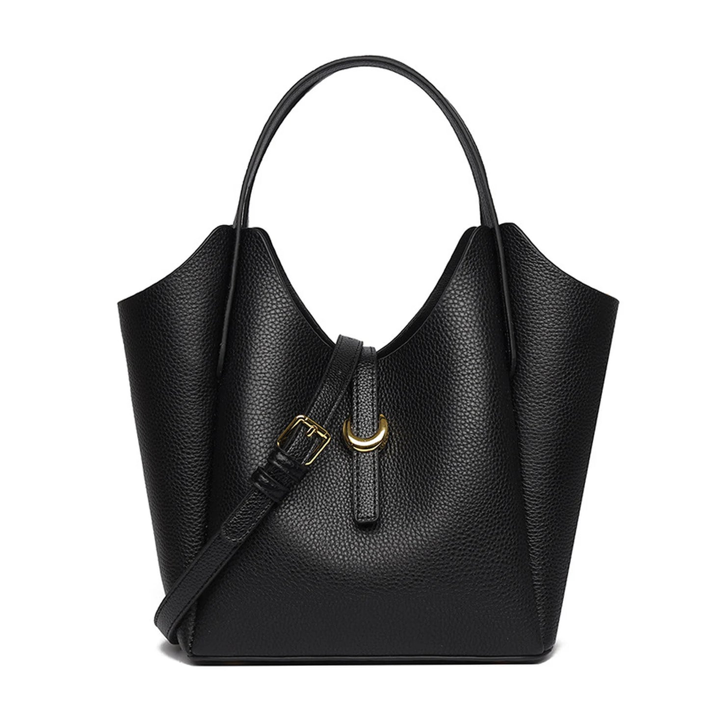 Soft Open-Top Tote Handbag custom OEM reference YPJ9009 - detail view