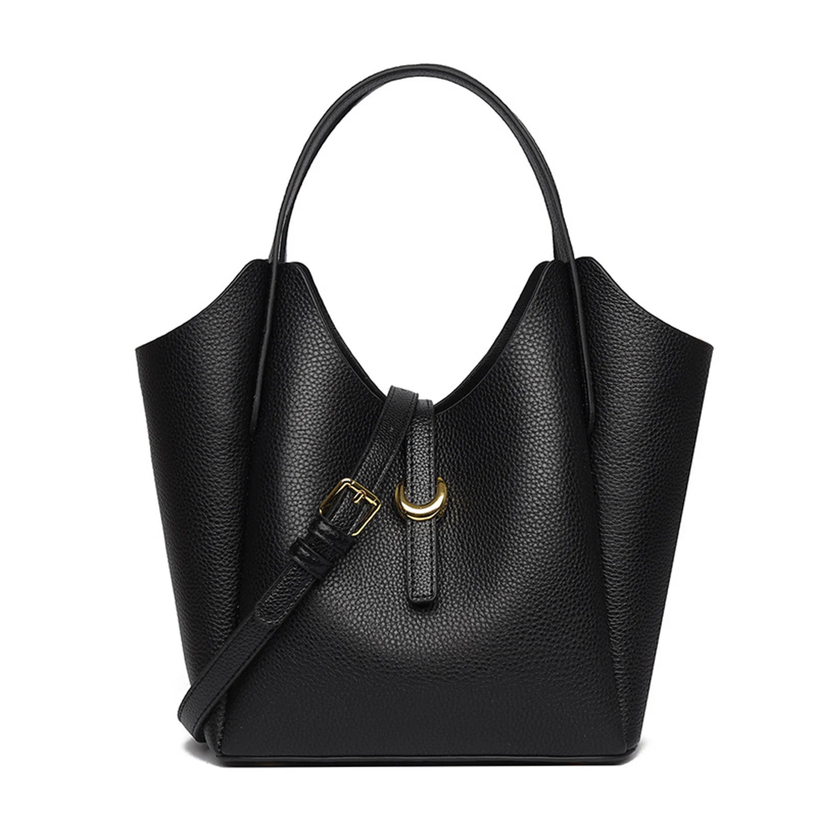 Soft Open-Top Tote Handbag custom OEM reference YPJ9009 - detail view