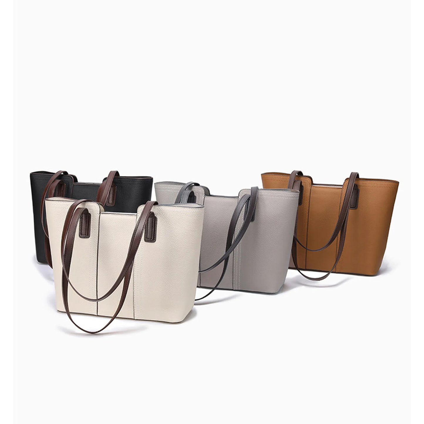 Structured Business Tote Bag custom OEM reference 5566 - structure view