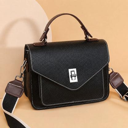 Structured Lock Flap Satchel custom OEM reference 9113 - structure view