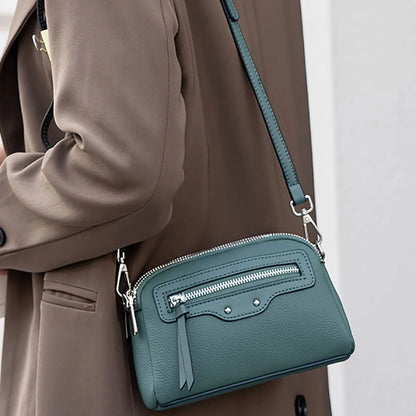 Structured Multi-Pocket Crossbody Bag custom OEM reference 6020# - front view