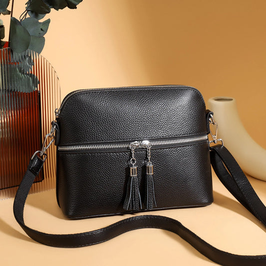 Tassel Camera Crossbody Bag custom OEM reference QM&2506 - angled view