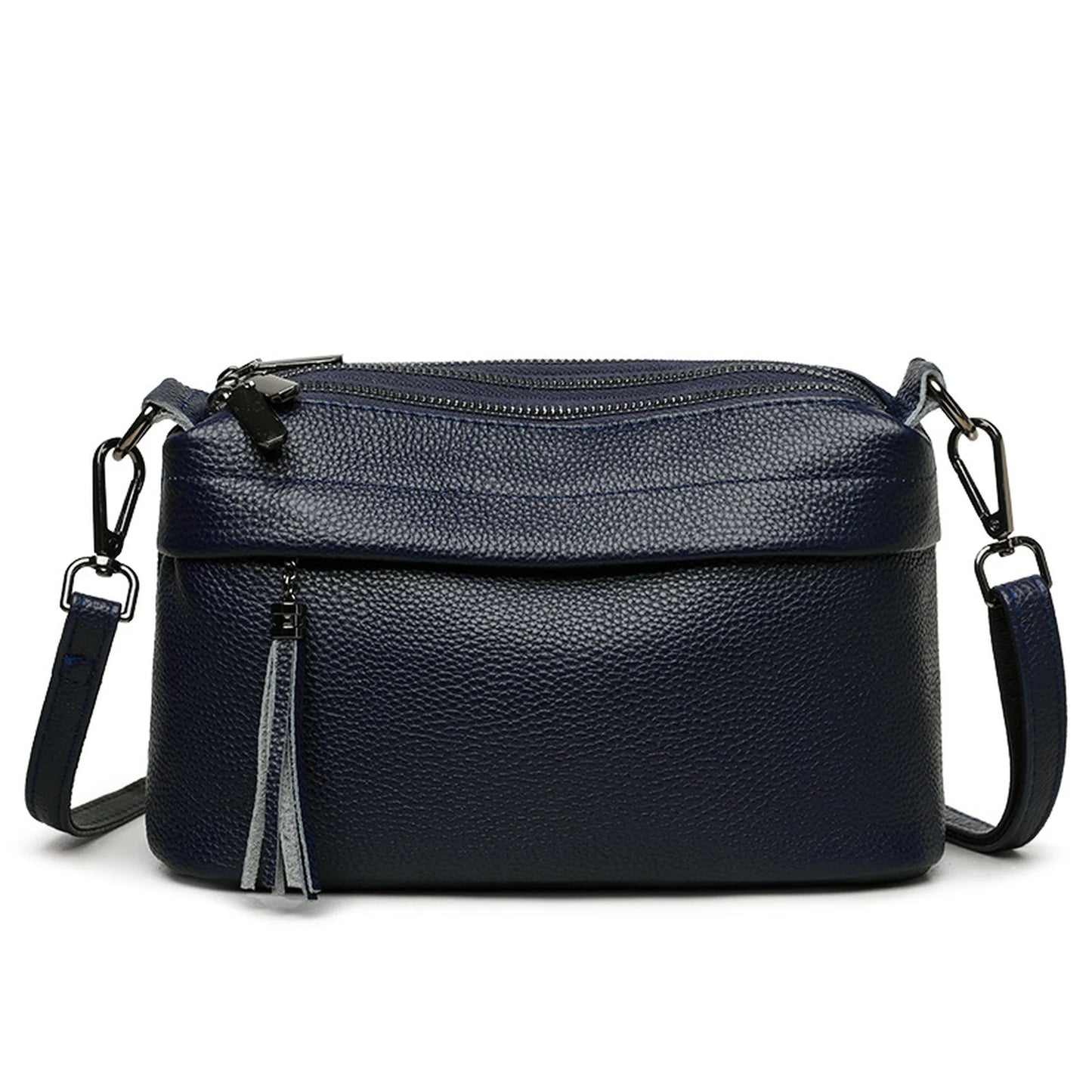 Tassel Multi-Zip Crossbody Bag custom OEM reference 609 - side or carry view