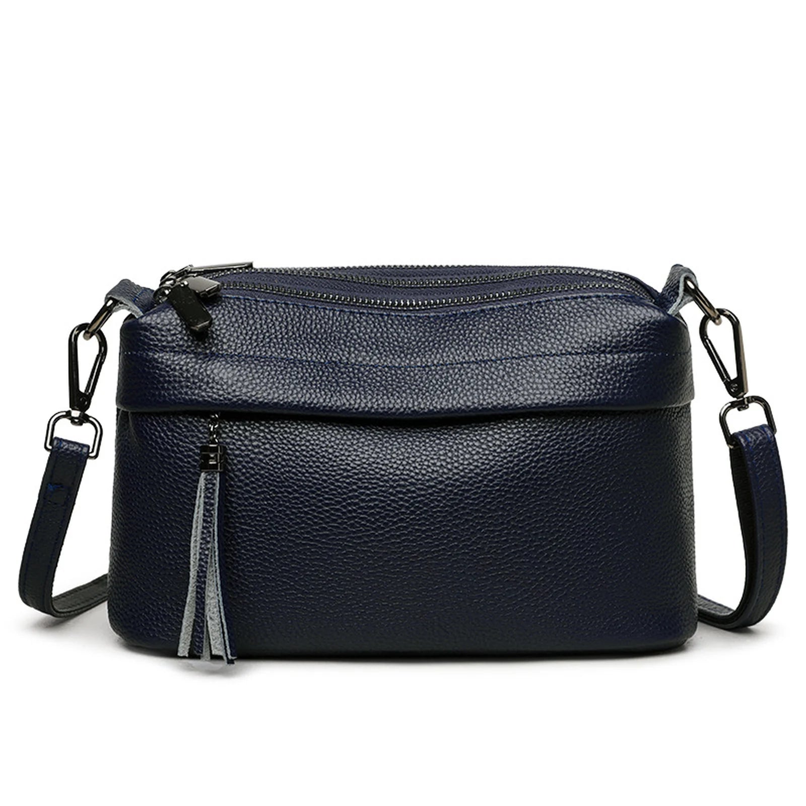 Tassel Multi-Zip Crossbody Bag custom OEM reference 609 - side or carry view