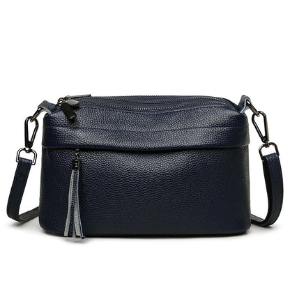 Tassel Multi-Zip Crossbody Bag custom OEM reference 609 - side or carry view
