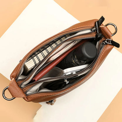Tassel Multi-Zip Crossbody Bag custom OEM reference 609 - color or styling view