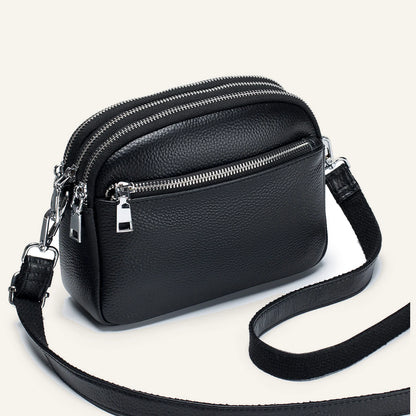 Triple-Zip Camera Crossbody Bag custom OEM reference BL-8081 - front view