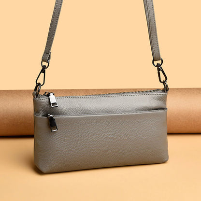 Triple-Zip Slim Crossbody Bag custom OEM reference 0112151 - side or carry view