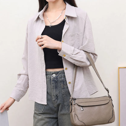Utility Multi-Zip Crossbody Bag custom OEM reference 8269 - side or carry view