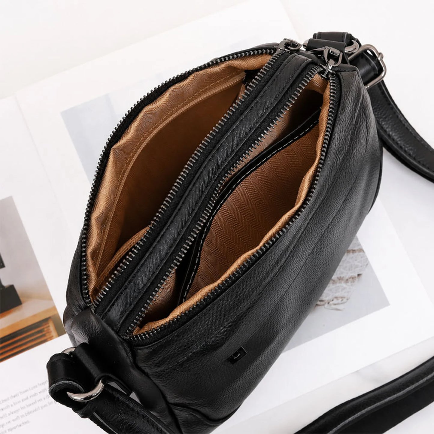 Utility Multi-Zip Crossbody Bag custom OEM reference 8269 - color or styling view