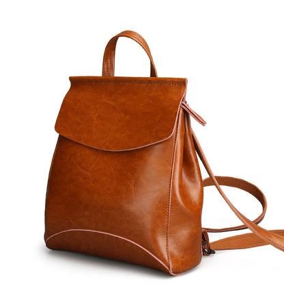 Genuine Leather Bucket Backpack - image 5