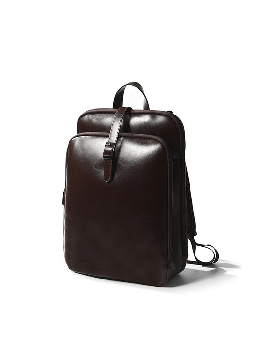 Genuine Leather Drawstring Backpack - image 2