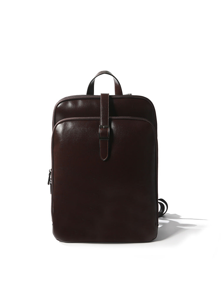 Genuine Leather Drawstring Backpack - image 3