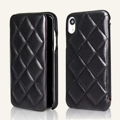 Genuine Leather Full Wrap Shockproof Wallet Phone Case for Custom Phone Models (Wholesale/OEM) - #F6F3ED square main image
