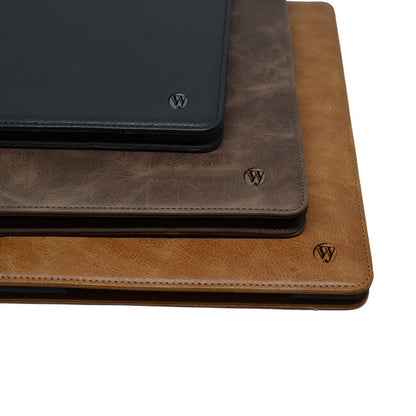 Aaronscase Genuine Brown Leather iPad Case (Wholesale / Manufacturer)