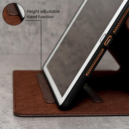 Aaronscase Genuine Brown Leather iPad Case (Wholesale / Manufacturer)