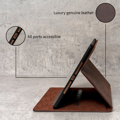 Aaronscase Genuine Brown Leather iPad Case (Wholesale / Manufacturer)