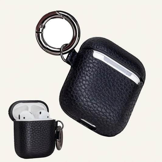 Genuine Leather AirPods / Earphone Case for AirPods Pro (Wholesale/OEM) - #F6F3ED square main image