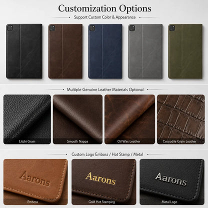 Genuine Leather iPad Air 13 Case (Wholesale/OEM Manufacturer)
