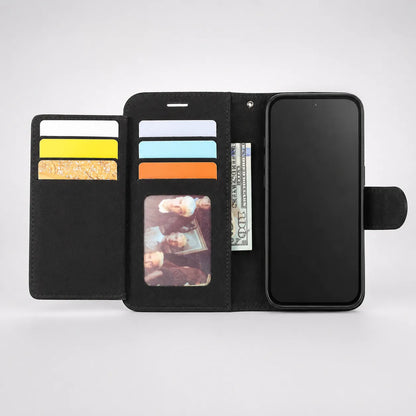 Genuine Black Leather iPhone 16 Case (Wholesale/OEM Manufacturer)