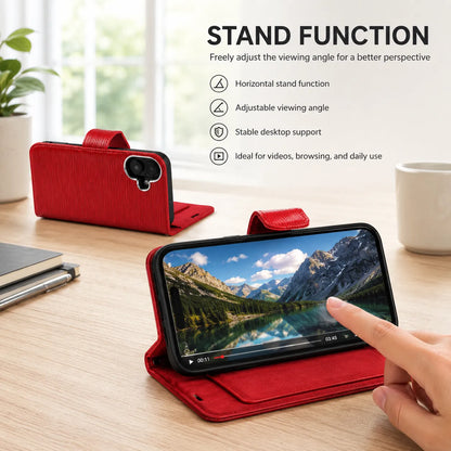 Genuine Red Leather iPhone 16 Case (Wholesale/OEM Manufacturer)