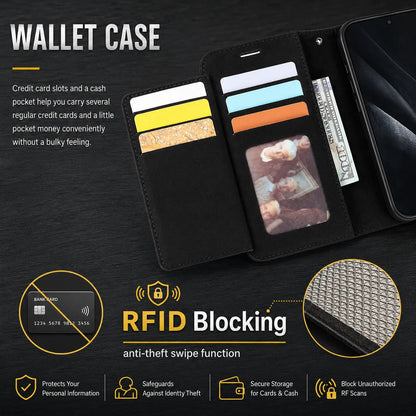 Genuine Black Leather iPhone 16 Case (Wholesale/OEM Manufacturer)