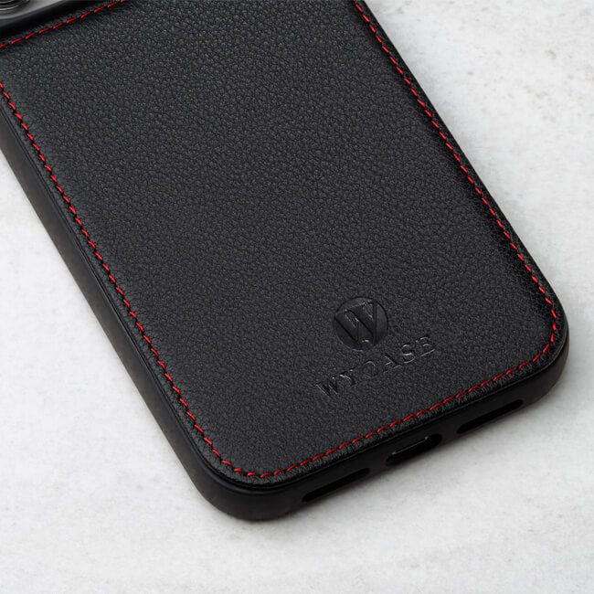 Aaronscase iPhone 14 Pro Leather Case (Wholesale/Manufacturer)